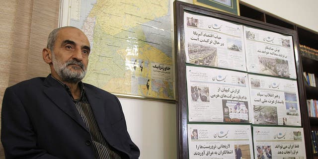 Hossein Shariatmadari, director of the hardline Kayhan newspaper group, at his office in Tehran, Sept. 16, 2007.