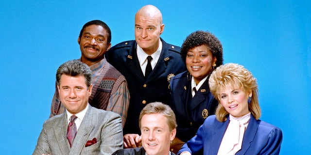 "Night Court" season four starred Richard Moll, Marsha Warfield, Markie Post, Harry Anderson, John Larroquette, and Charles Robinson