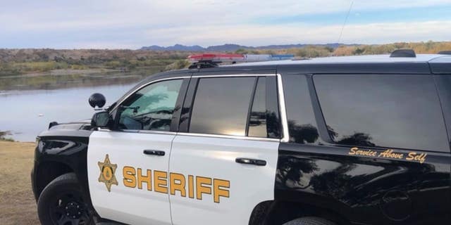 Riverside sheriff's vehicle. 