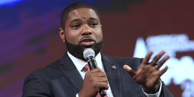 Representative Byron Donalds, a Republican from Florida, speaks during the Conservative Political Action Conference (CPAC) in Dallas, Texas, U.S., on Sunday, July 11, 2021.