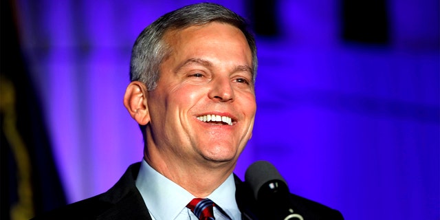 North Carolina Attorney General Josh Stein gives an election night speech in Raleigh, North Carolina, Nov. 3, 2020.