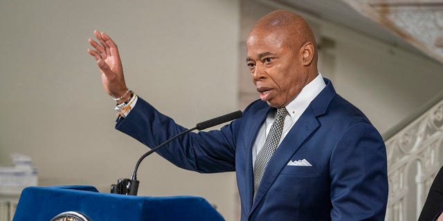 Mayor Eric Adams at New York City Hall on Tuesday, Jan. 17, 2023. 