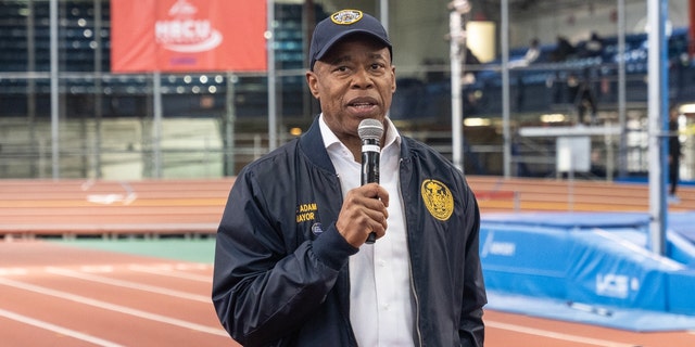 Mayor Eric Adams visits the Armory for Historically Black Colleges and Universities (HBCU) showcase and delivers remarks on Jan. 14, 2023.