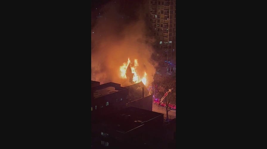 Portland church building engulfed in flames, investigators hunt for cause