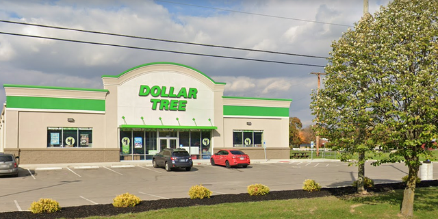 The Dollar Tree on East Wyandot Ave in Upper Sandusky, Ohio, where a 22-year-old woman was killed. 