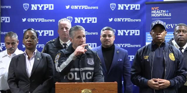 Authorities hold a press conference regarding the stabbing of two NYPD officers on New Year's Eve.