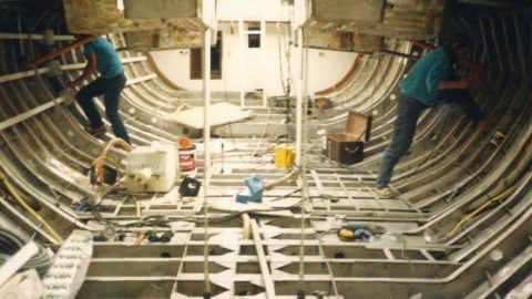 Rebuilding Maiden in 1988.