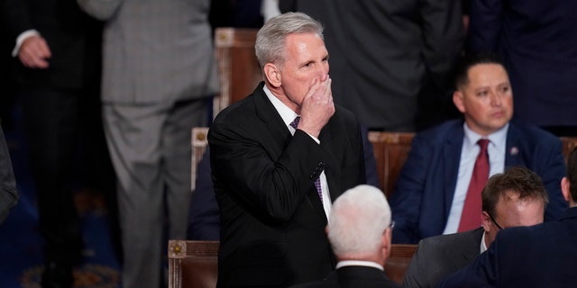 House Minority Leader Kevin McCarthy, R-Calif., reportedly made progress Wednesday in speaker negotiations after six failed votes