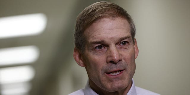 Representative Jim Jordan, a Republican from Ohio, is launching his own investigation into Biden's classified documents. Photographer: Ting Shen/Bloomberg via Getty Images