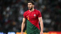 LISBON, PORTUGAL - NOVEMBER 17: Ruben Dias of Portugal in action during the friendly match between Portugal and Nigeria at Estadio Jose Alvalade on November 17, 2022 in Lisbon, Portugal. (Photo by Octavio Passos/Getty Images)