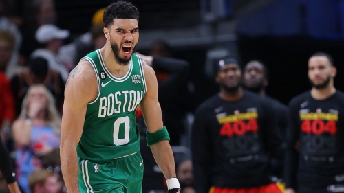 Jayson Tatum helped the Boston Celtics set up an Eastern Conference semifinal against the Philadelphia 76ers.