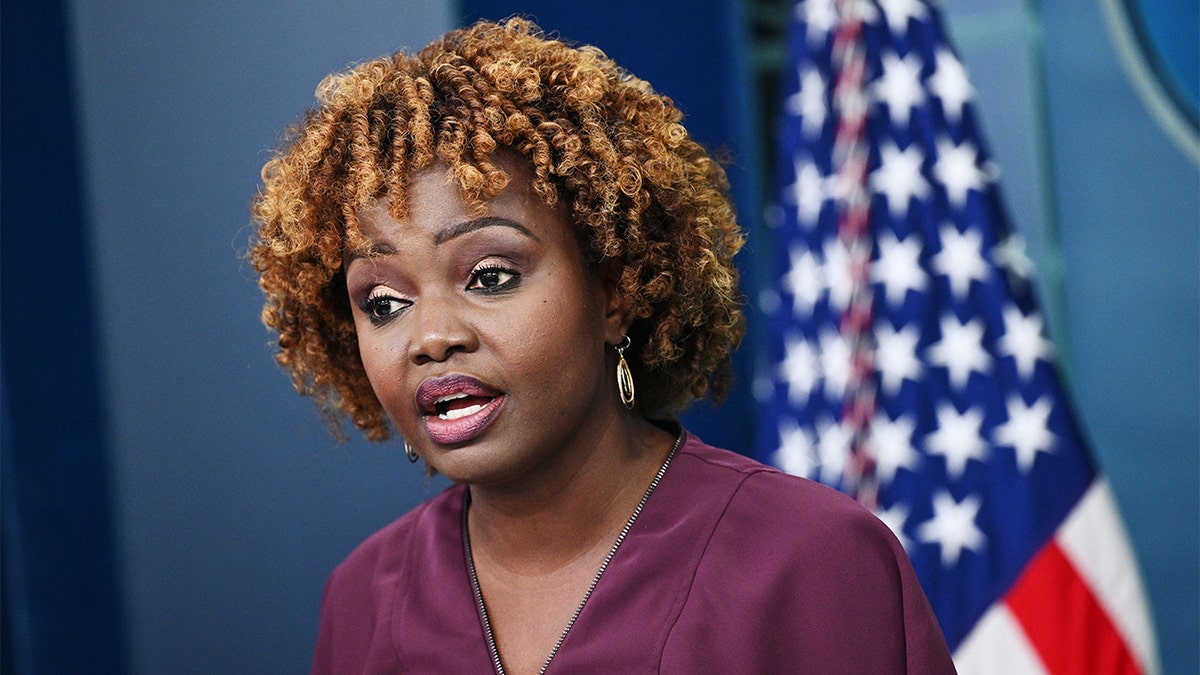 White House press secretary Karine Jean-Pierre