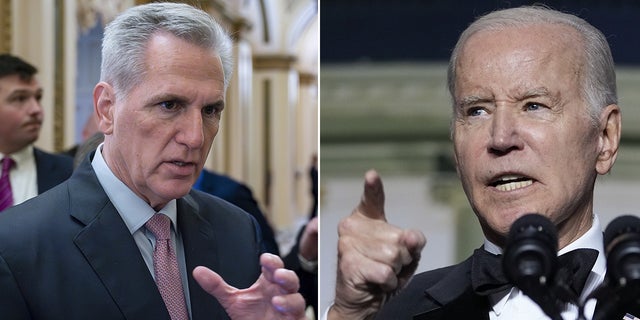 House Speaker Kevin McCarthy and President Joe Biden