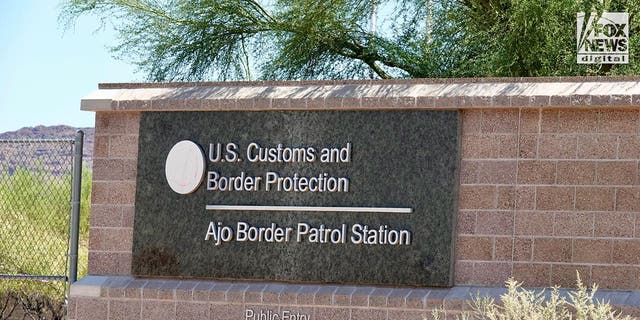 US Customs and Border Protection patrol station sign