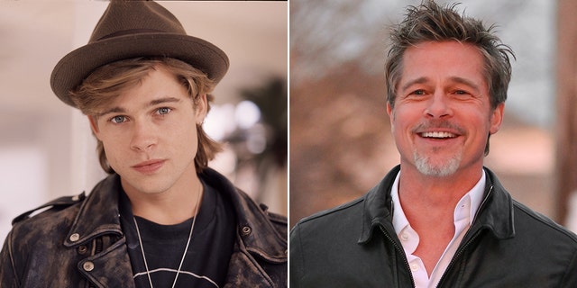 Brad Pitt then and now split