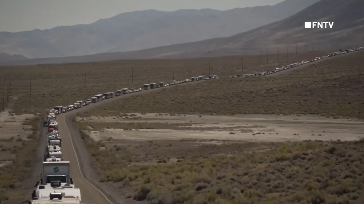 Climate protest near Burning Man blocks traffic