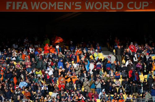 More than 27,000 fans attended the Netherlands-US match.