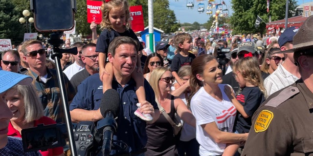 DeSantis and Trump holding competing events at the Iowa state fair