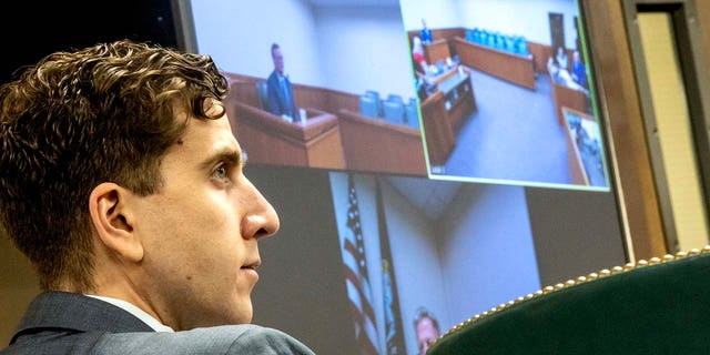 Bryan Kohberger looks on while in the courtroom