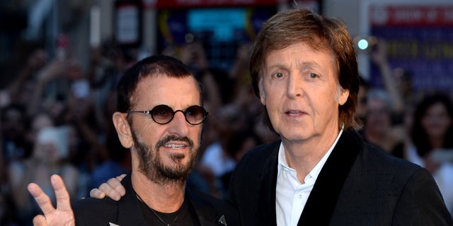 Ringo Starr and Paul McCartney