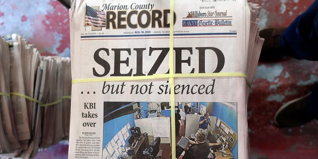 Seized newspaper