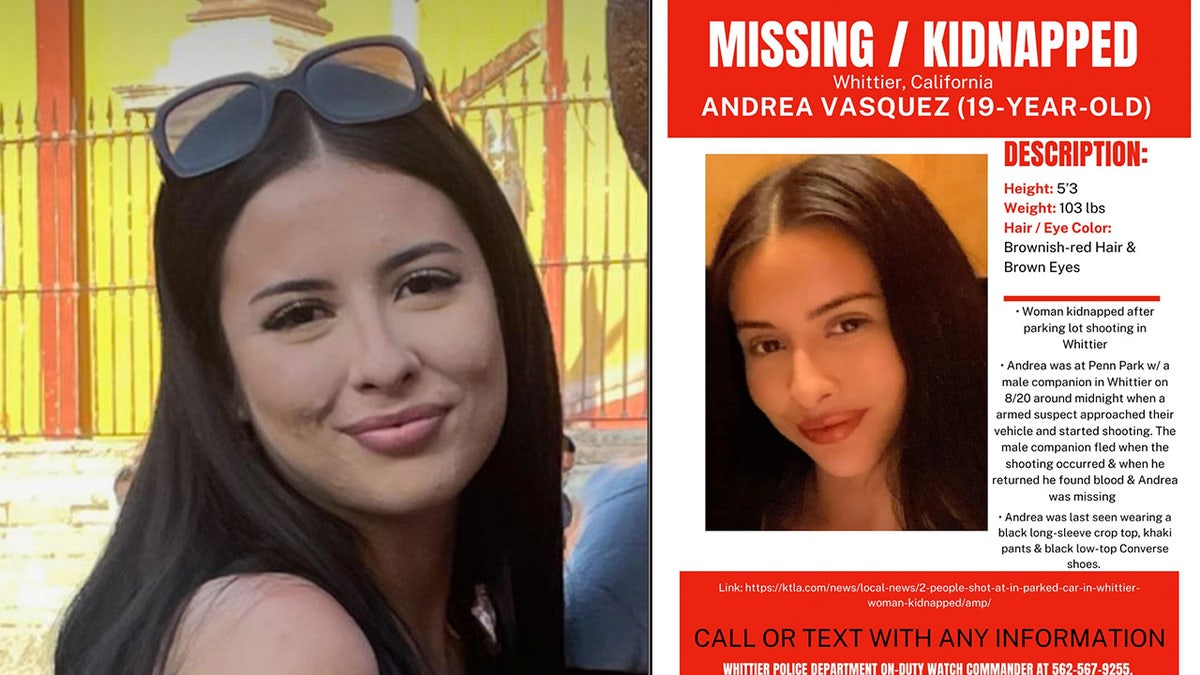 Vazquez's missing person poster