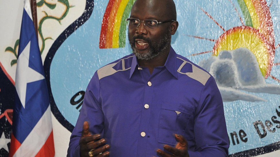 Liberian President George Weah