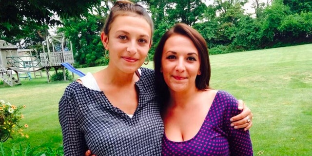 Mekenna Reiley, left, and Bevin Stepp pose in an undated family photo