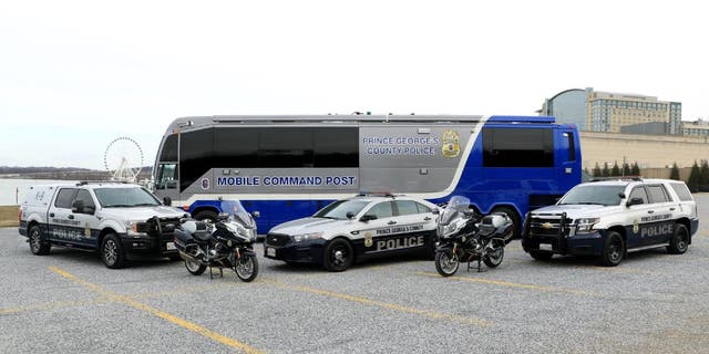 Prince George's County Police Department vehicles