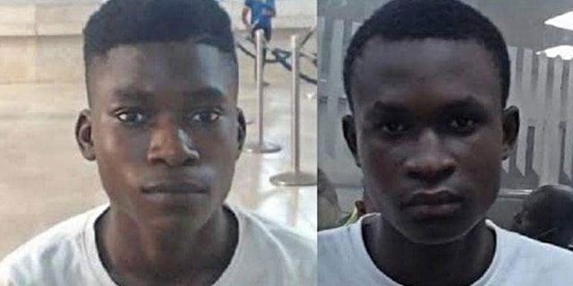 Nigerian brothers Samuel and Samson Ogoshi mugshots