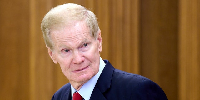 NASA Administrator Bill Nelson in a blue suit