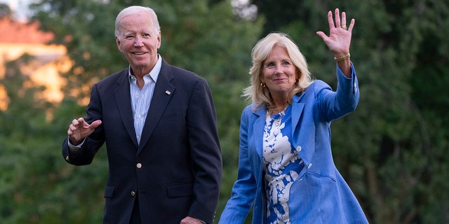 President Joe Biden and first lady Jill Biden