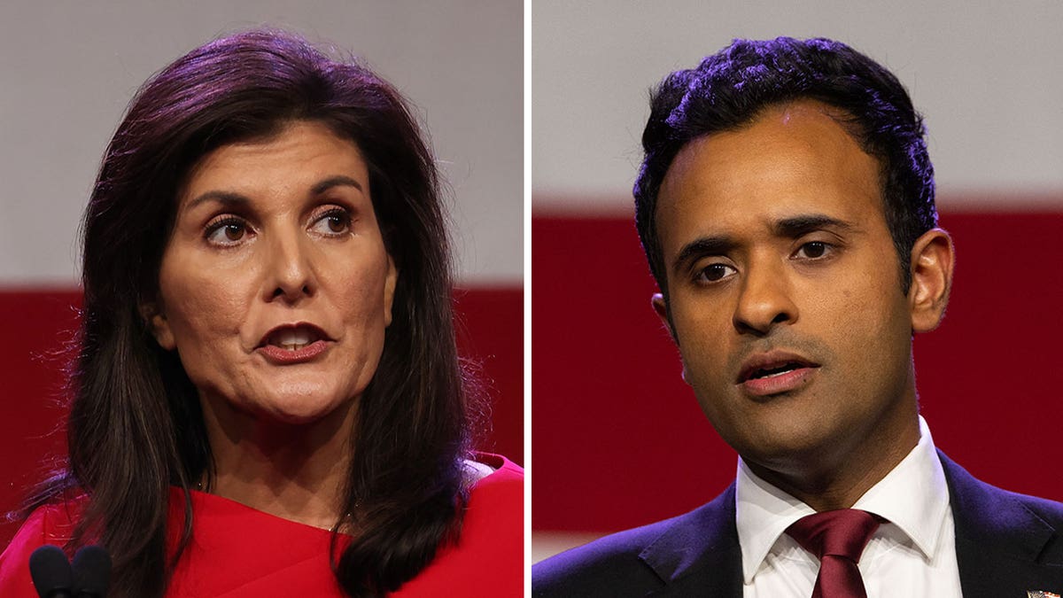 Nikki Haley and Vivek Ramaswamy