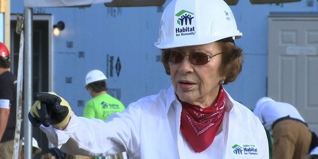 Rosalynn Carter wearing a hat