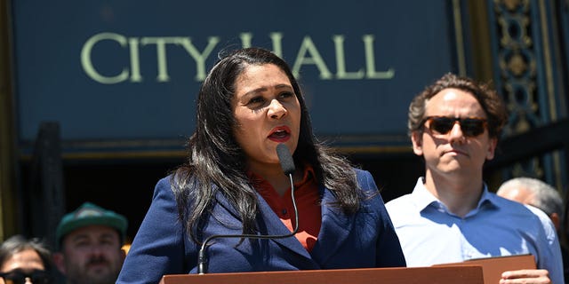 London Breed at San Francisco press conference