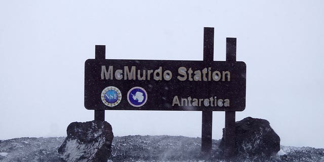 McMurdo Station sign