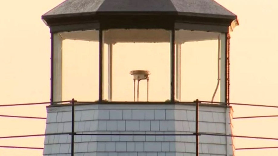 Maine lighthouse walkway collapse three