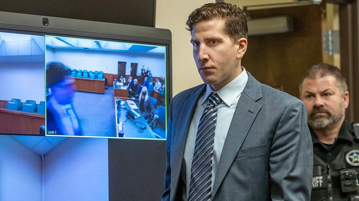 Bryan Kohberger looks on while in the courtroom