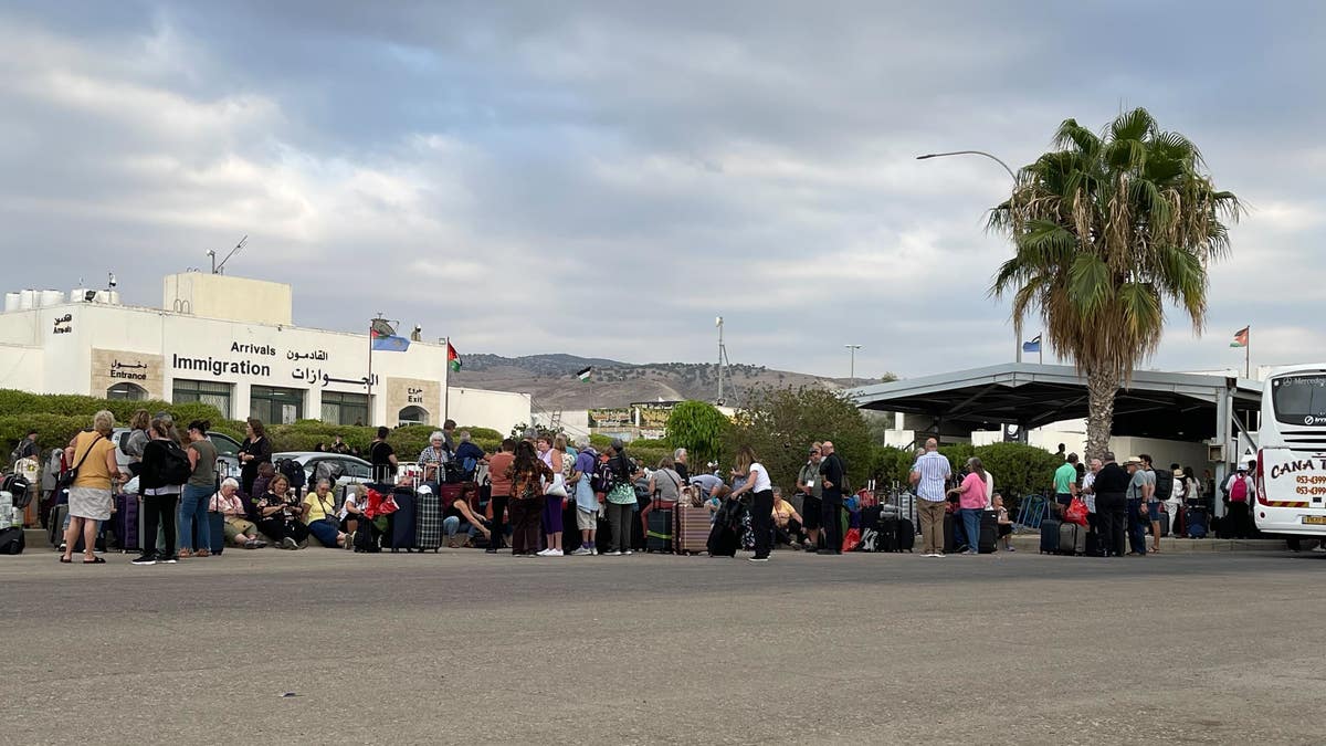 American tourists at customs in Georgia