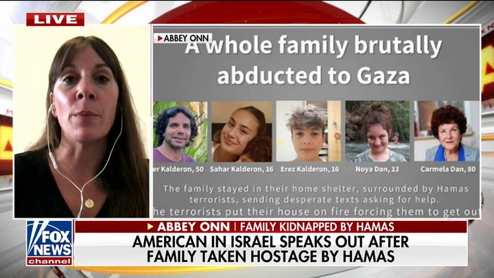 Abbey Onn accuses Hamas of war crimes after taking family hostage: 'Beyond evil'