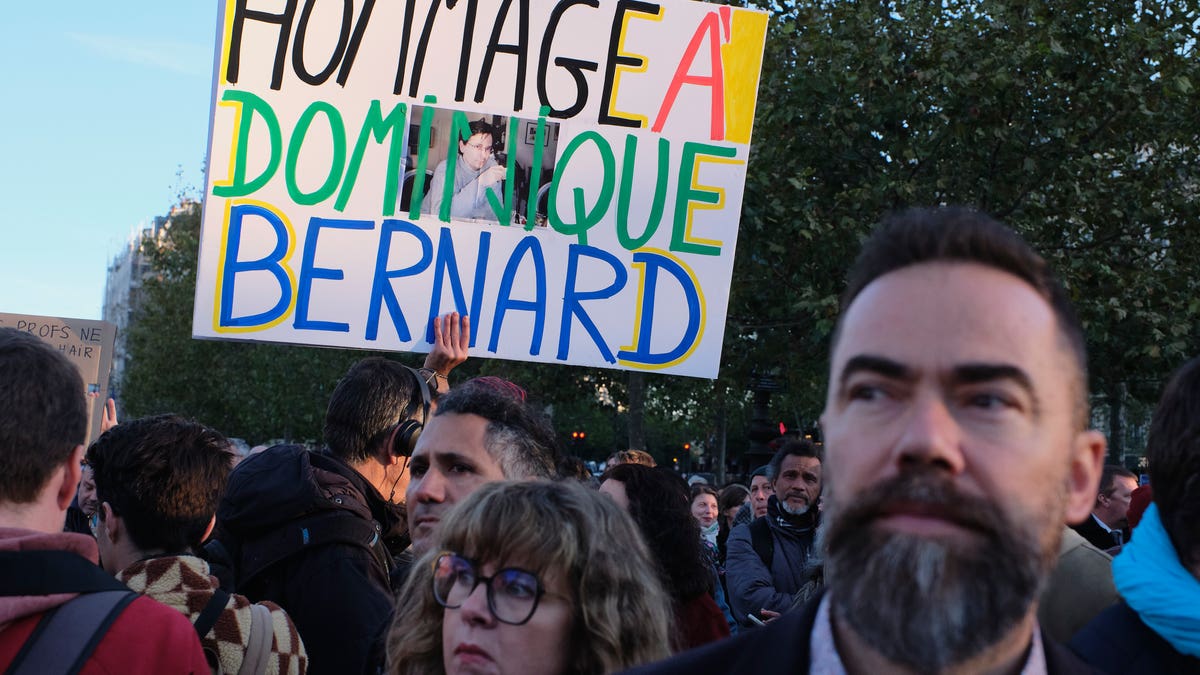 French protesters