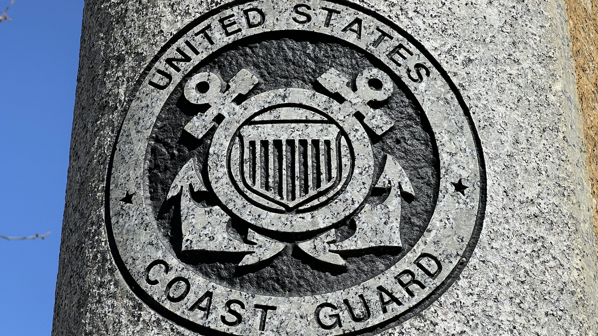 Coast Guard emblem in California