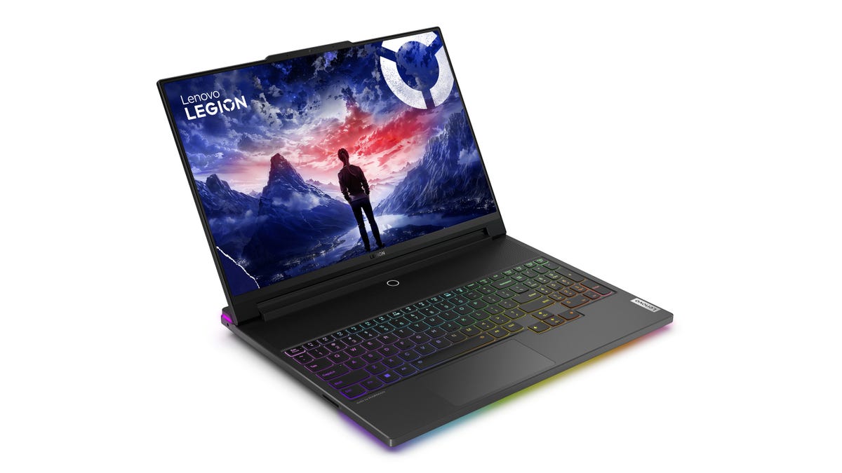 Lenovo Legion 9i gaming laptop facing right