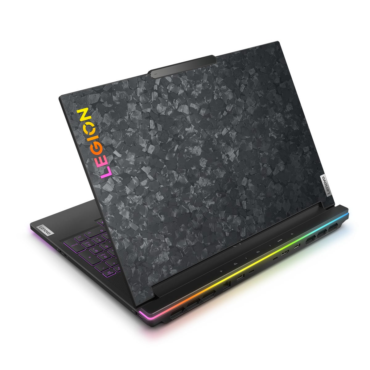 Legion 9i gaming laptop and its forged carbon top panel