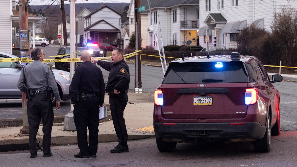 Scranton police shooting scene