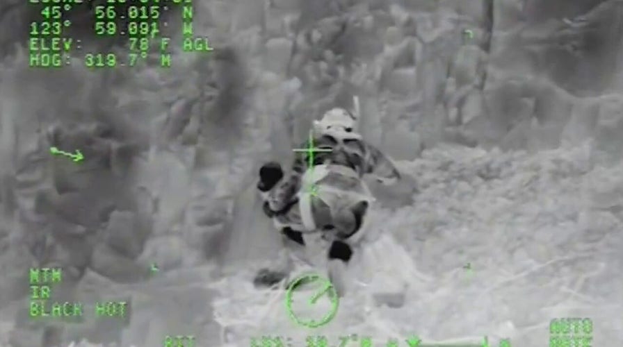 Coast Guard saves dog that fell off cliff along Oregon coast