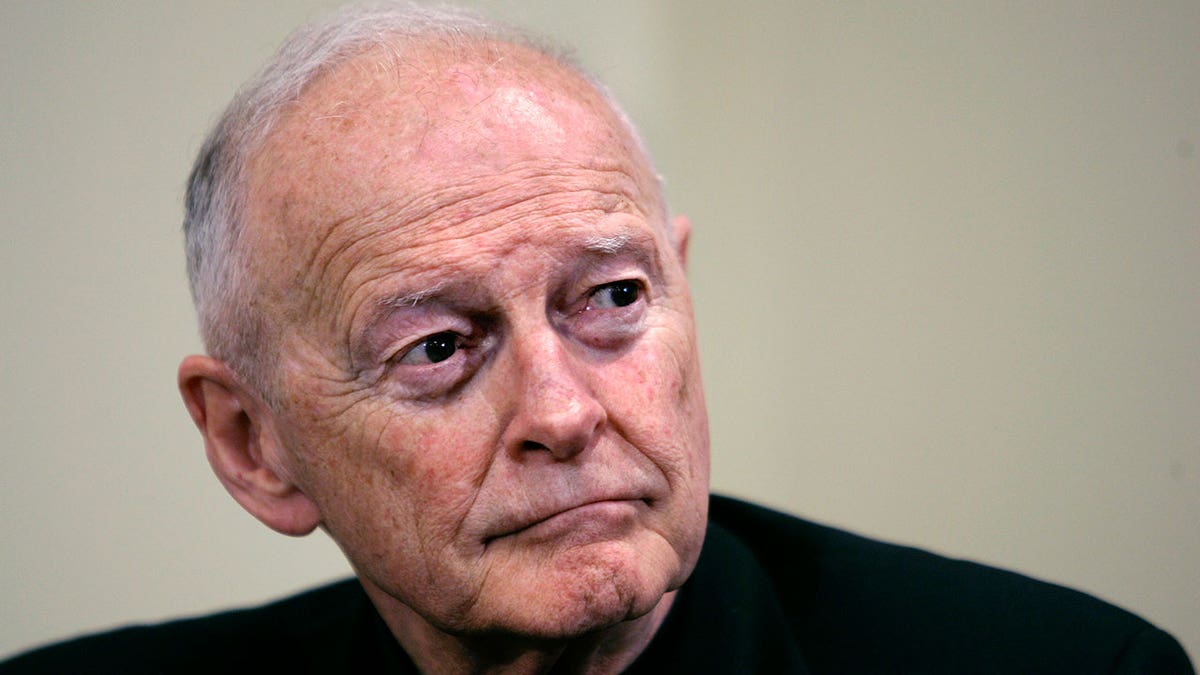 Theodore McCarrick listens