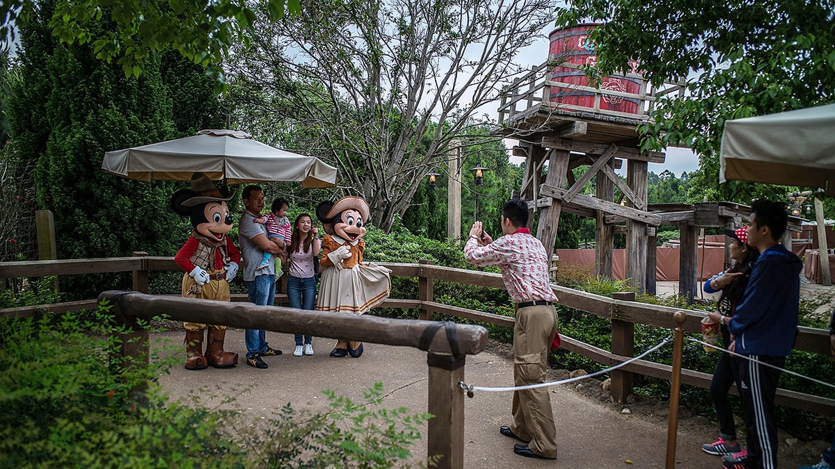 Disney staff, visitors