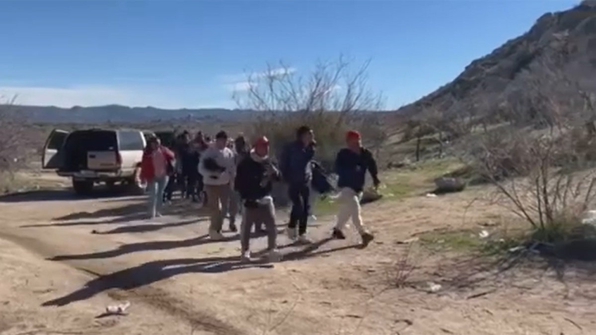 Jacumba, California migrants