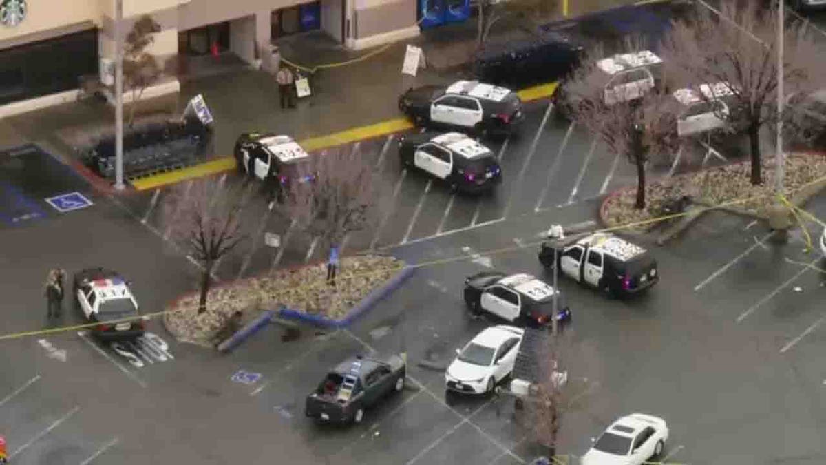 Police outside Albertsons